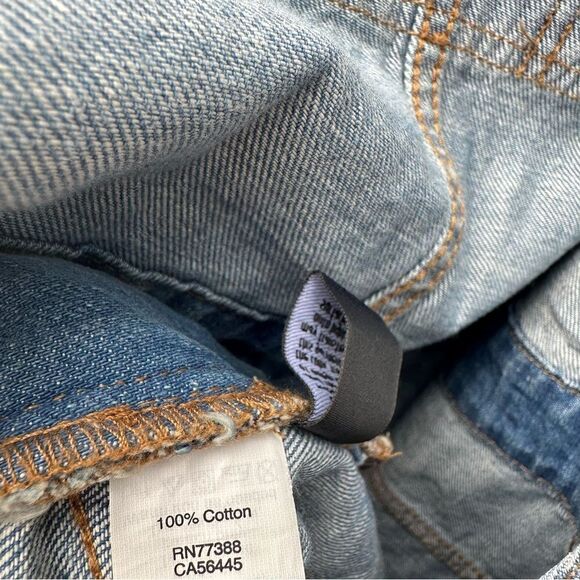 MADEWELL Denim Jeans Bib Overall Shortalls Womens Size XS - Picture 4 of 8